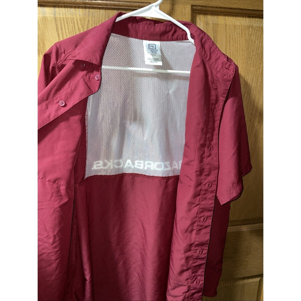 Razorbacks Pro Edge Vented Shirt Med Pockets Embroidered - Picture 7 of 7